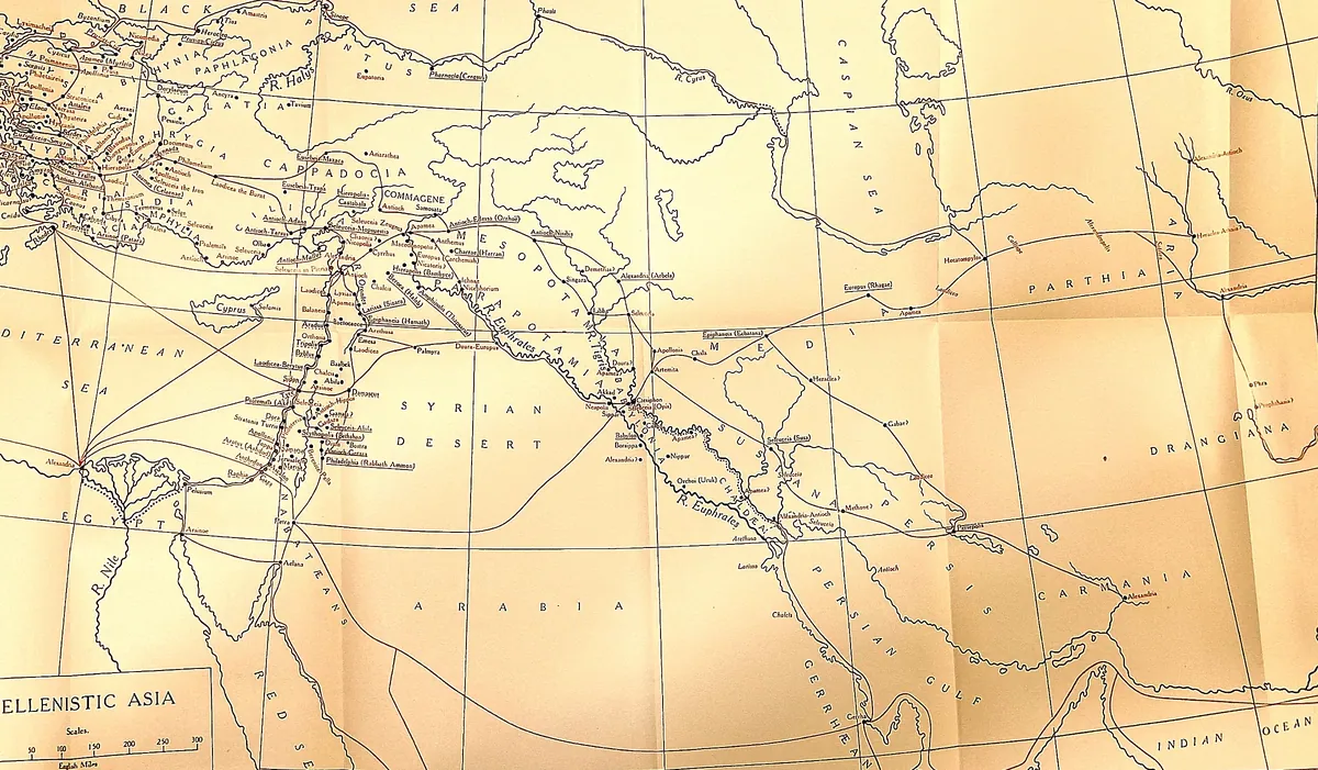 Cambridge Ancient History map plate: Hellenistic Asia