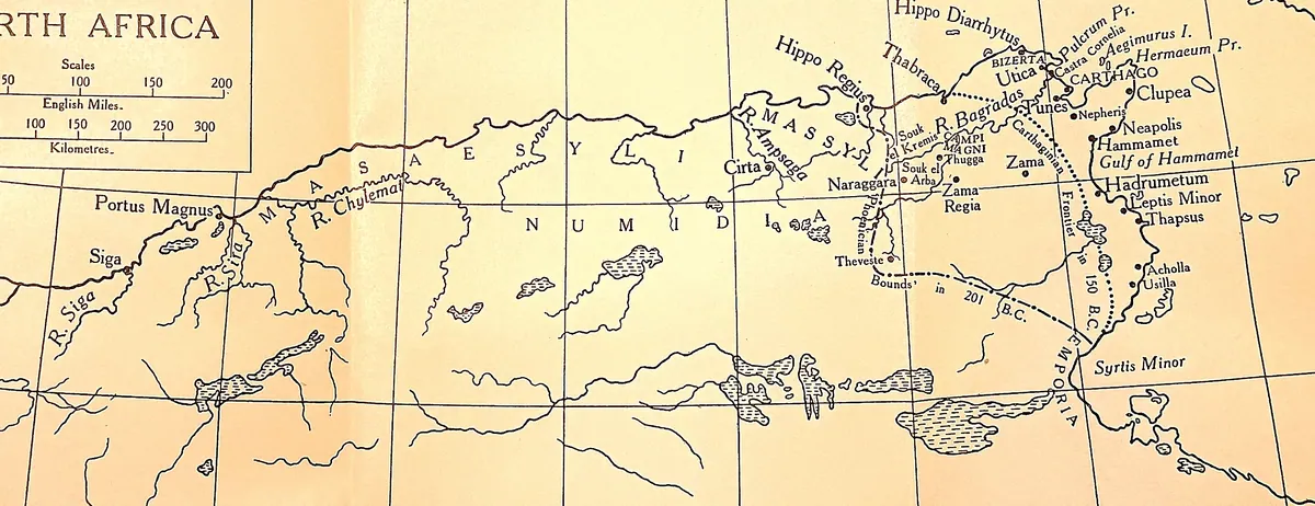 Cambridge Ancient History map plate: North Africa