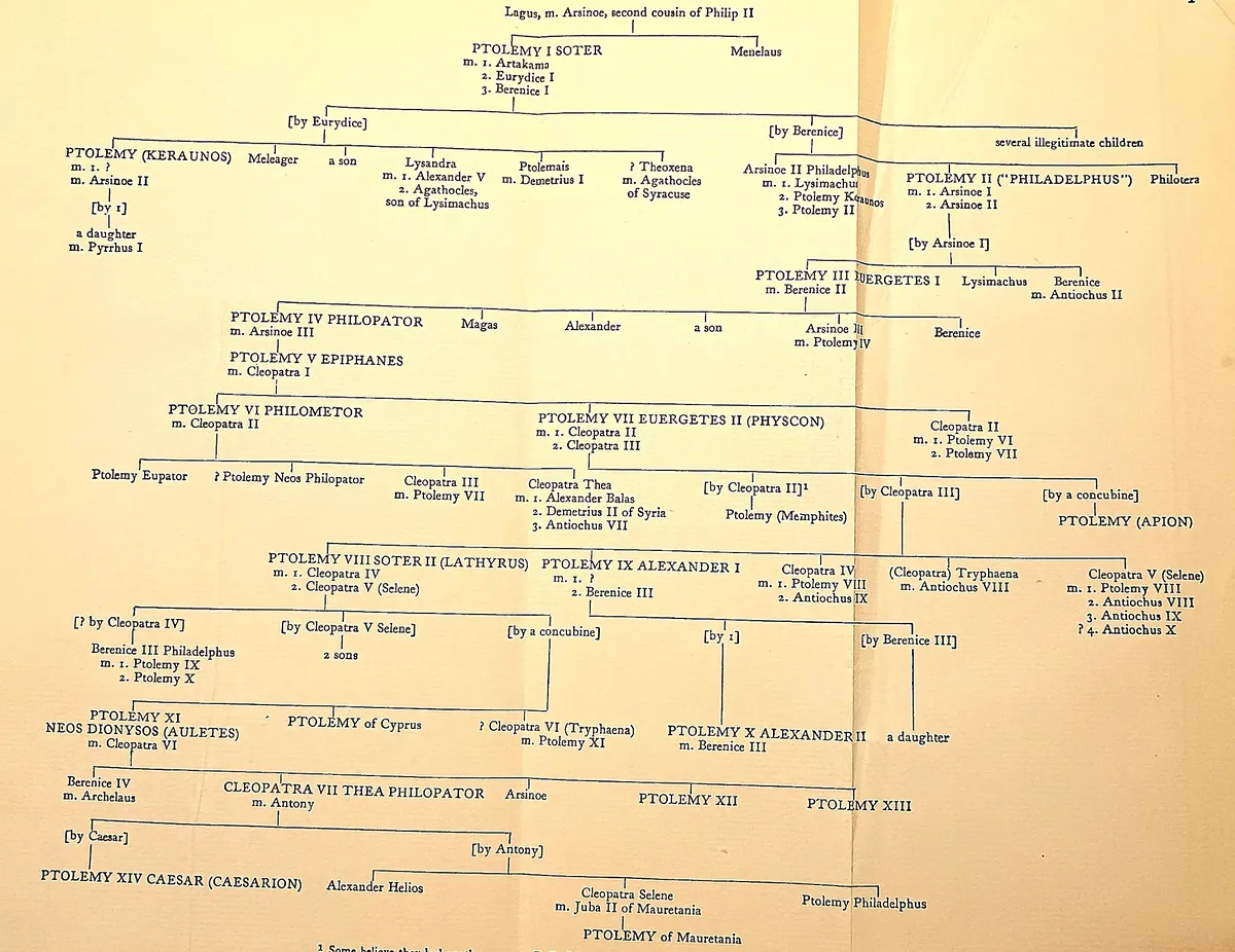 Cambridge Ancient History map plate: The House of Ptolemy