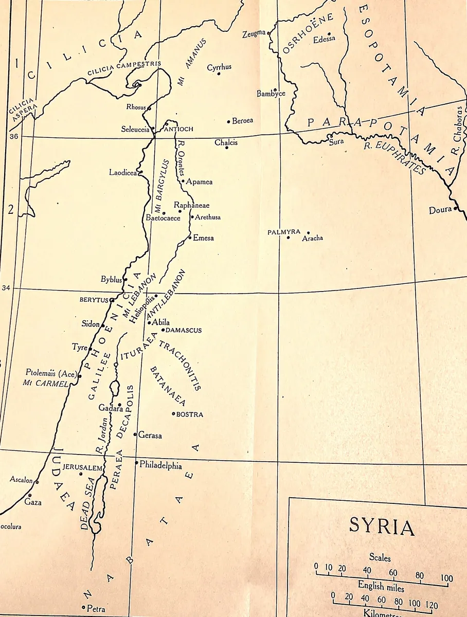 Cambridge Ancient History map plate: Syria