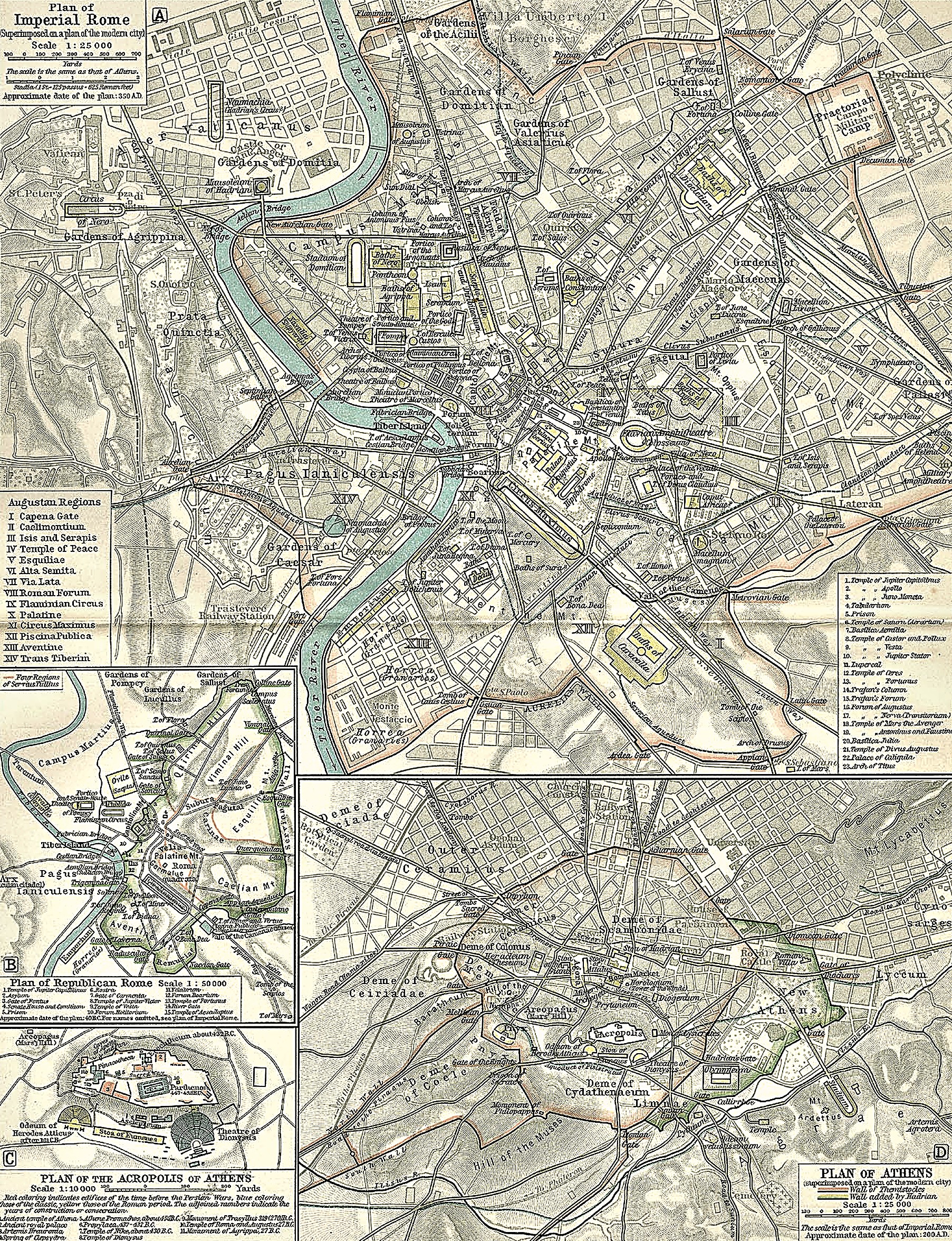 Plan of ancient Rome
