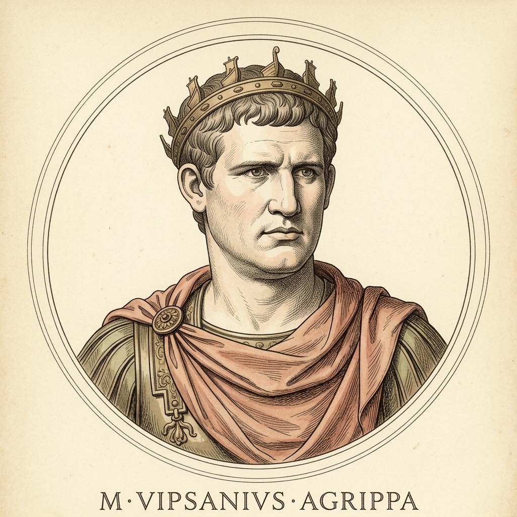 Restored portrait of Marcus Vipsanius Agrippa