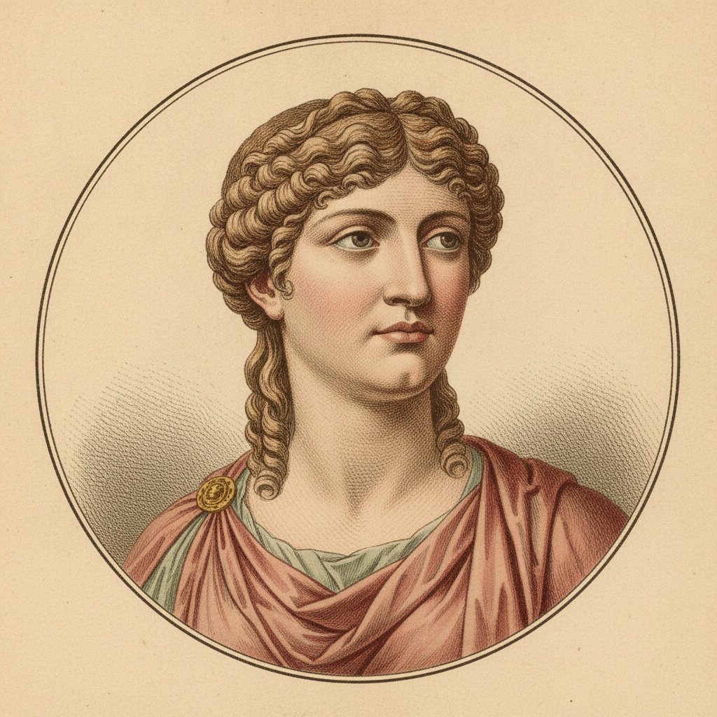 Portrait medallion of Agrippina the Younger