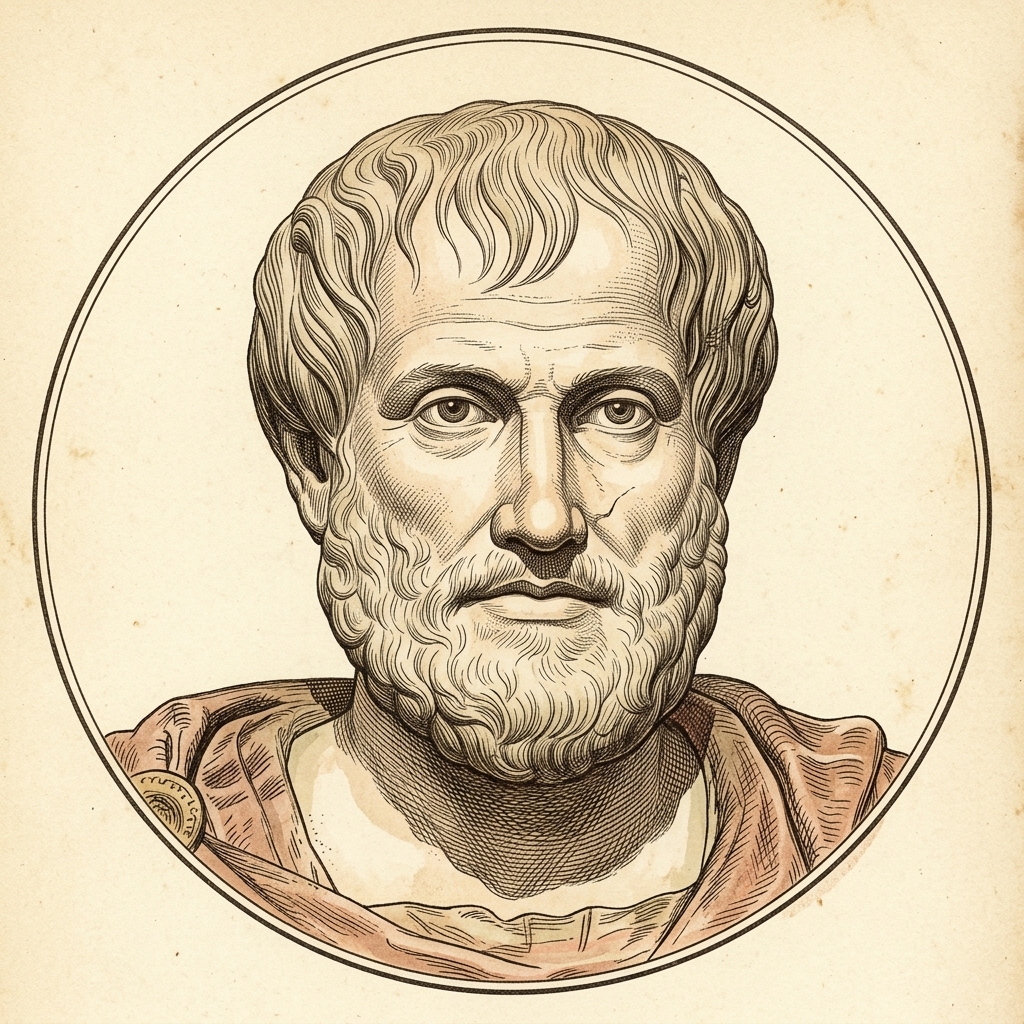 Restored portrait of Aristotle