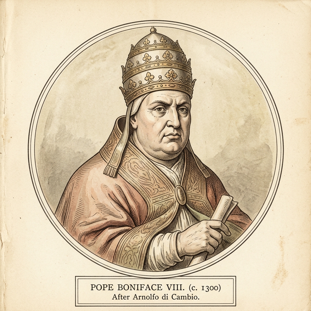 Restored portrait of Saint Boniface