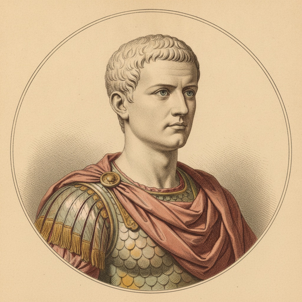 Medallion portrait of Caligula