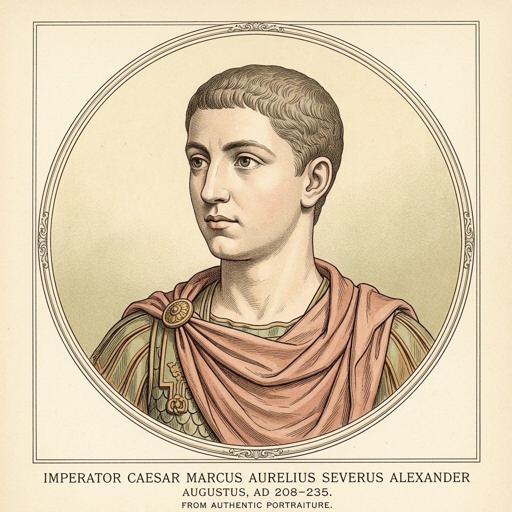 Restored portrait of Severus Alexander