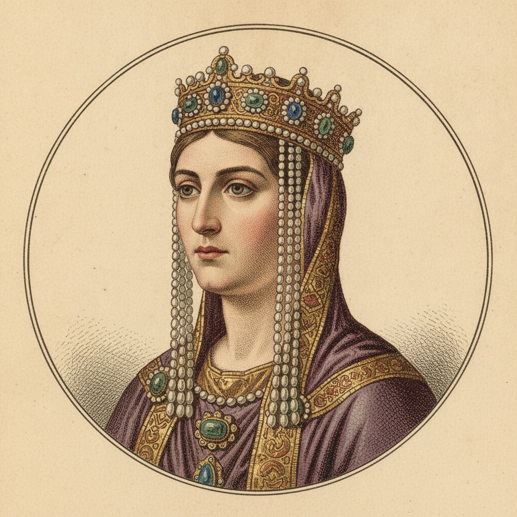 Restored portrait of Theodora